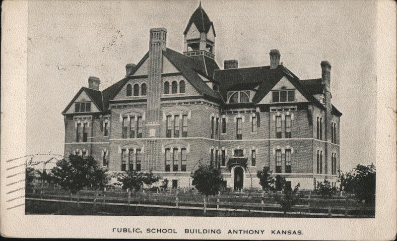 Public School Building Anthony Kansas