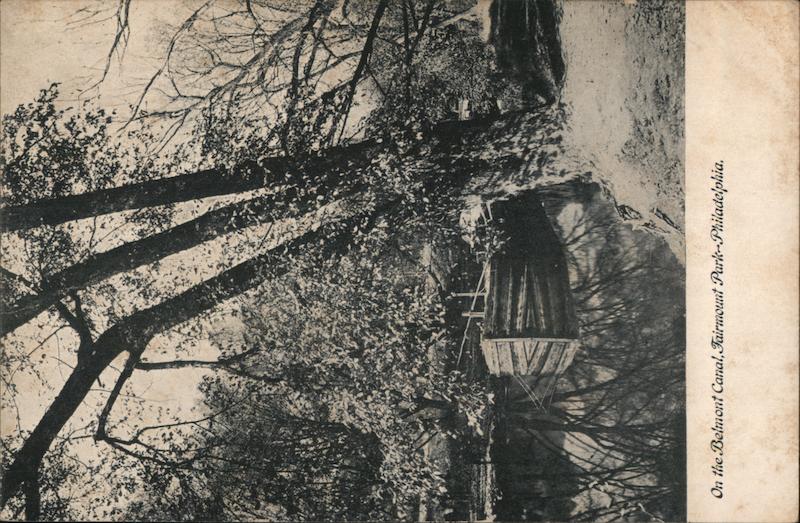 On the Belmont Canal - Fairmount Park - Philadelphia Pennsylvania