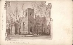 First Methodist Church Postcard