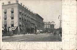 Main Street, Near the Arch Springfield, MA Postcard Postcard Postcard