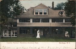 Clarence Mackey's Residence, Woodlawn Park Saratoga, NY Postcard Postcard Postcard