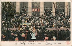 Mardi Gras Day in New Orleans, Louisiana Postcard Postcard Postcard