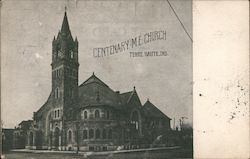 Centenary M.E. Church Terre Haute, IN Postcard Postcard Postcard