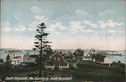 Looking Up South Harpswell Maine Postcard Postcard Postcard