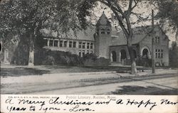 Public Library Malden, MA Postcard Postcard Postcard