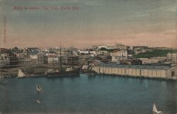 Muelle de Espigon, San Juan Puerto Rico Postcard Postcard Postcard