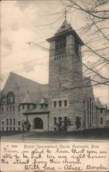 Central Congregational Church Postcard