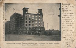 Destruction of San Francisco by Fire Postcard