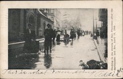 Cooking in the Streets of San Francisco after the earthquake and fire, April 18, 1906 Postcard