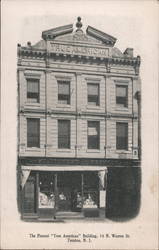 The Present "True American" Building, 14 N. Warren St. Postcard
