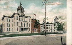 State Normal and Model School Postcard