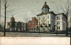 N.J. State Model and Normal Schools Trenton, NJ Postcard Postcard Postcard