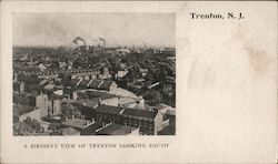 A Birdseye View of Trenton Looking South Postcard