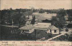 Birds-eye View of Swarthmore College and Station Universities Postcard Postcard Postcard