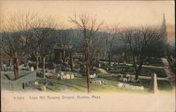 Cops Hill Burying Ground Boston, MA Postcard Postcard Postcard