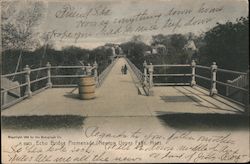 Echo Bridge Promenade Newton Upper Falls, MA Postcard Postcard Postcard