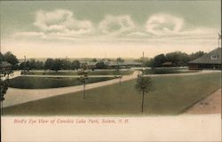 Bird's Eye View of Canobie Lake Park Salem, NH Postcard Postcard Postcard