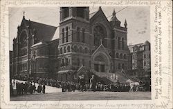 Bread Line, St. Mary's Cathedral San Francisco, CA 1906 San Francisco Earthquake Postcard Postcard Postcard