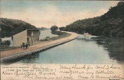 Erie Canal Little Falls, NY Postcard Postcard Postcard