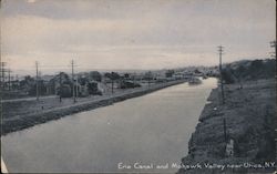 Erie Canal and Mohawk Valley Postcard