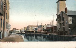 Erie Canal Utica, NY Postcard Postcard Postcard