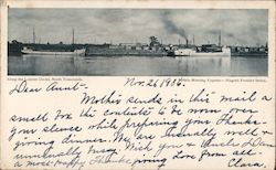 Along the Lumber Docks, North Tonawanda New York Postcard Postcard Postcard