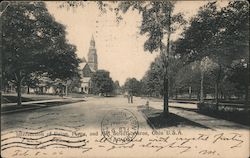 Intersection of Union Forge and Mill Streets Akron, OH Postcard Postcard Postcard