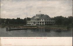 Yacht Club House, Lake Winnebago Oshkosh, WI Postcard Postcard Postcard