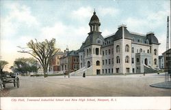 City Hall Newport, RI Postcard Postcard Postcard