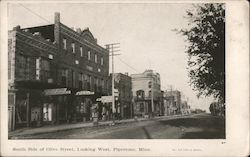 South Side of Olive Street, Looking West Postcard