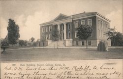 Main Building, Buchtel College Postcard