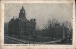 Court House and Sheriff's Residence Postcard