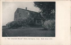 The Jonathan Miller House Built About 1785 Burlington, CT Postcard Postcard Postcard