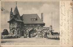 Gate House to Dieterich Residence Postcard