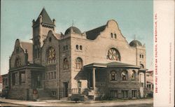 First Christian Church Postcard