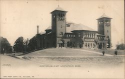 Auditorium East Northfield, MA Postcard Postcard Postcard