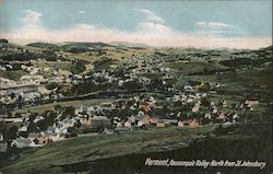 Passumpsic Valley North from St. Johnsbury Postcard