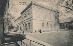 Art Museum Springfield, MA Postcard Postcard Postcard