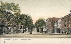 East Main Street Greenfield, MA Postcard Postcard Postcard