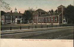 St. Mary's Parochial School Willimantic, CT Postcard Postcard Postcard
