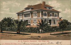 W.H. Putnam's Residence San Diego, CA Postcard Postcard Postcard