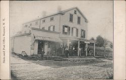Store and Post Office Postcard