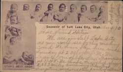 Souvenir of Salt Lake City, Utah Postcard Postcard Postcard