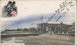 The Board Walk From Pier Belmar, NJ Postcard Postcard Postcard