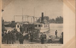 Ferry Boat "F.C. Fowler" Hartford, CT Postcard Postcard Postcard