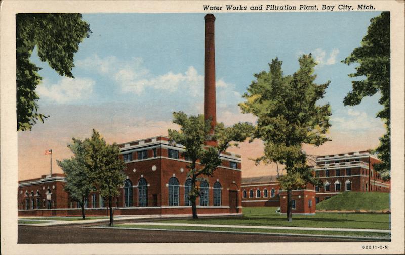 Water Works and Filtration Plant Bay City Michigan