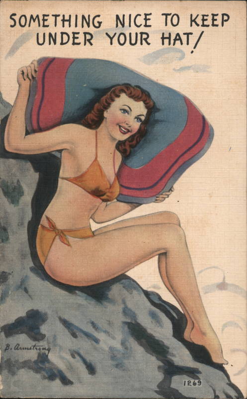 Something Nice to Keep Under Your Hat! Swimsuits & Pinup