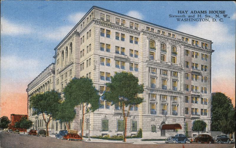 Hay Adams House Washington District of Columbia Washington DC