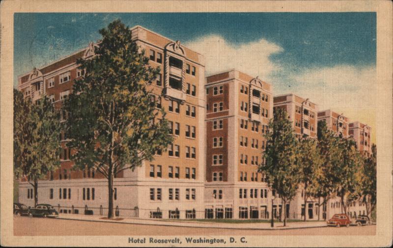 Hotel Roosevelt Washington District of Columbia Washington DC