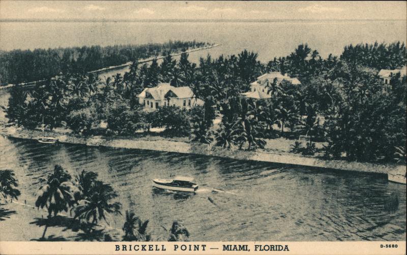 Aerial View of Brickell Point Miami Florida